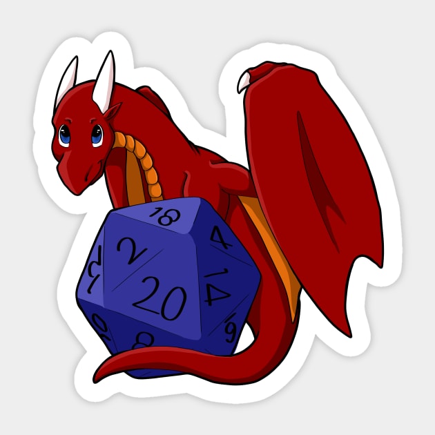 Dice Guardian Sticker by Adastumae